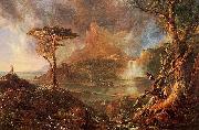 Thomas Cole A Wild Scene oil on canvas